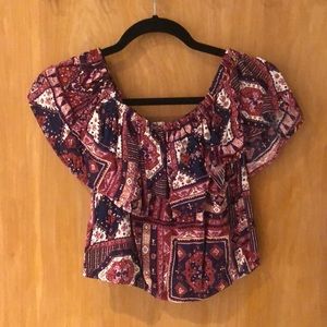 Crop top blouse